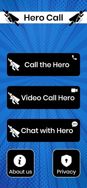 Rope Hero: Call Chat Superhero Screenshot 1