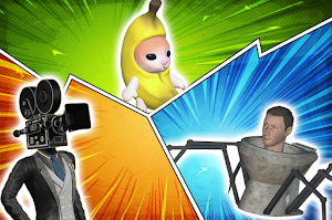 Banana Cry Cat vs Head Toilet Screenshot 1