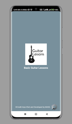Basic Guitar Lessons Screenshot 0
