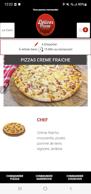 Delices Pizza Bonnieres Screenshot 2