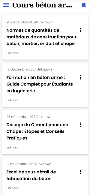 Cours génie civil 2 Screenshot 3
