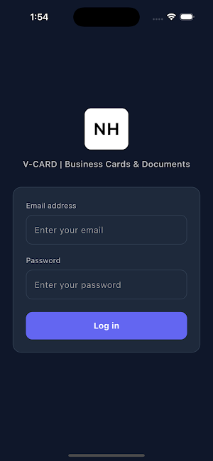 License-Vcard(NH) Screenshot 0