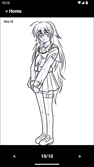 Angel Beats Anime How To Draw Screenshot 2