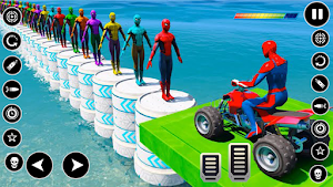 Spider Man Game ATV Quad Bike Screenshot 2