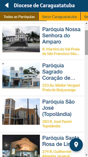 Diocese de Caraguatatuba Screenshot 2