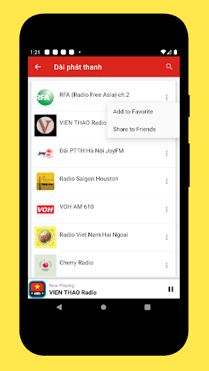 Radio Vietnam + Radio Vietnam FM AM - Online Free Screenshot 3