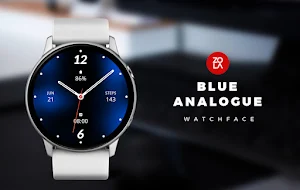 Blue Analog Watch Face Screenshot 0