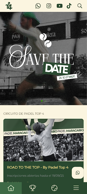 Padel Top 4 Screenshot 0