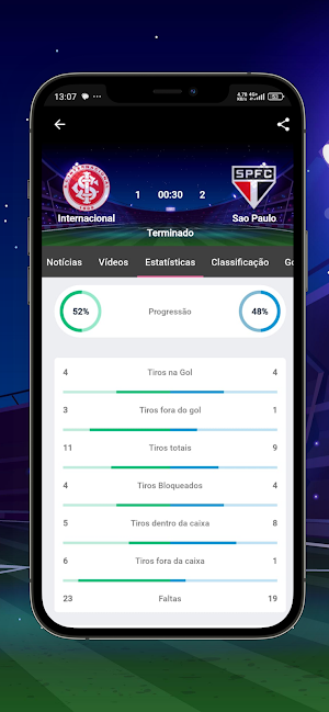 Futebol Brazil Pro – Ao Vivo Screenshot 3