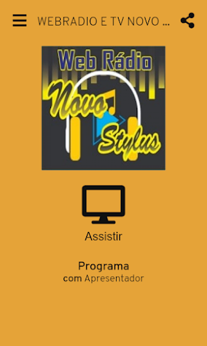 WebRadio e Tv Novo Stylus Screenshot 1
