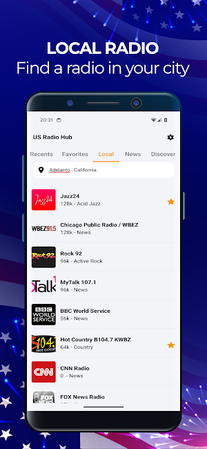 USA Audio Broadcast Screenshot 3