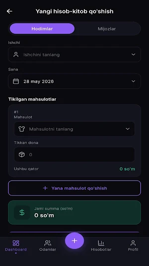 Oson Hisob Screenshot 2