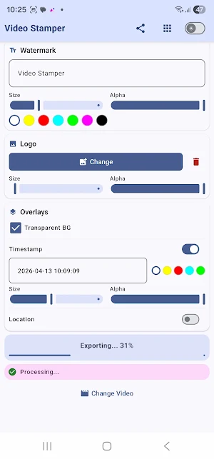 Video Watermark Logo Encoder Screenshot 1