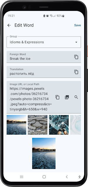 WordCards Learn Languages Screenshot 2