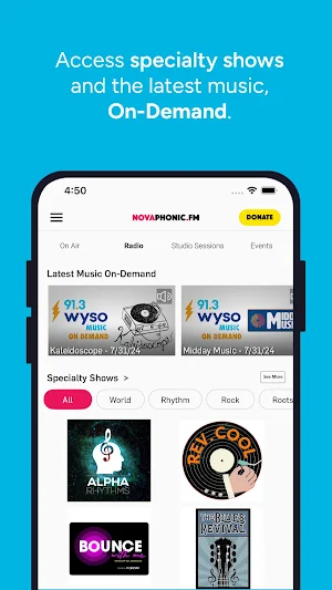 Novaphonic.FM Screenshot 2