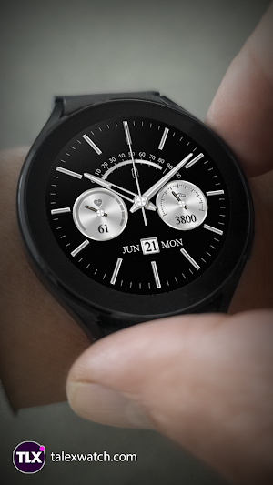 Silver Galaxy Watch Screenshot 0