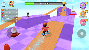 Obby Skateboard: Easy Parkour Screenshot 2