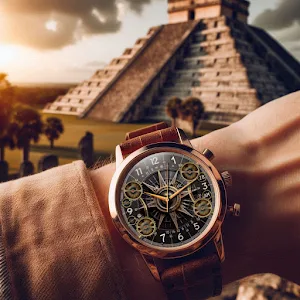 Ancient Sun Wear OS Watch Face Screenshot 3