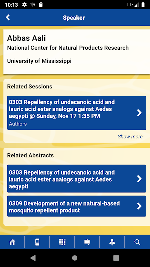 ESA Annual Meeting Screenshot 3