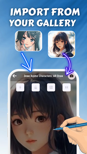 Draw Anime Characters: AR Draw Screenshot 3