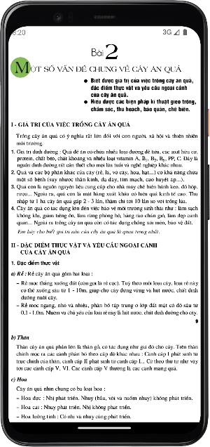 Công nghệ Lớp9 Trồng cây ănquả Screenshot 1