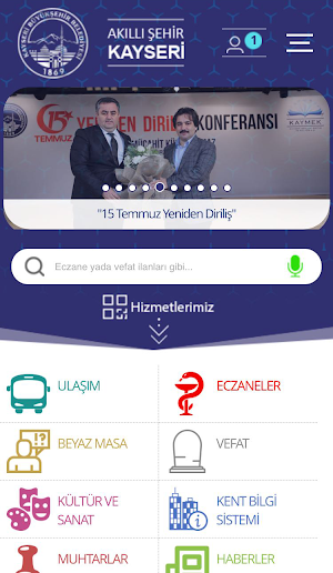 Akıllı Şehir Kayseri Screenshot 0