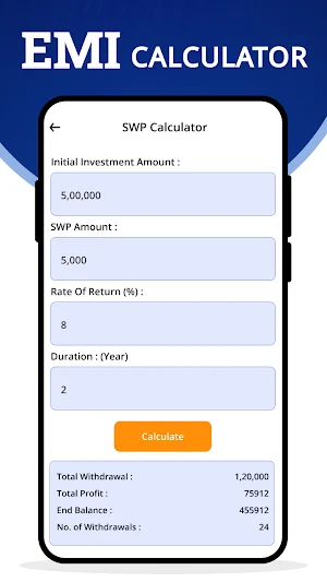 Easy EMI Loan Calculator Screenshot 1