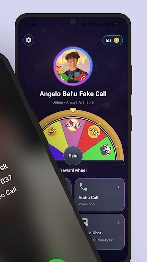 Angelo Bahu Fake Call & Chat Screenshot 1