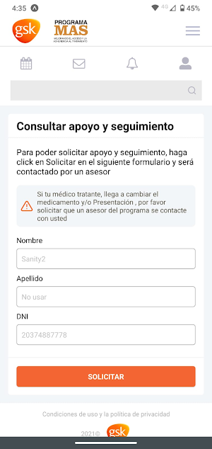 GSK Programa MAS Screenshot 1