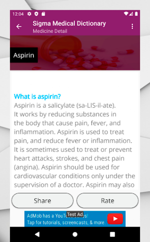 Medical Dictionary Screenshot 2