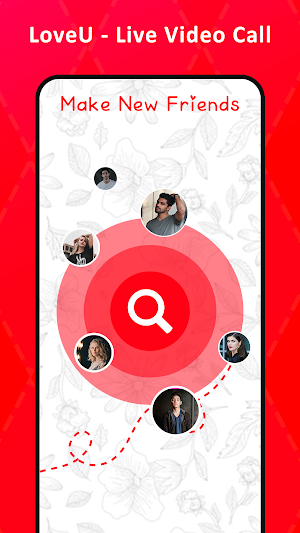 LoveU: Random Live Video Call Screenshot 1
