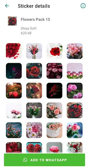 Flowers Stickers for WA Screenshot 0