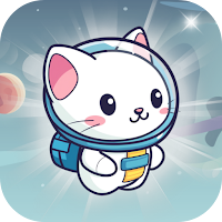 Cat Astronaut Jump