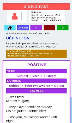 16 Tenses Anglais COMPLETS Screenshot 1