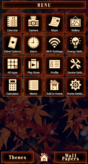 Peaceful Autumn Leaves Theme Screenshot 1
