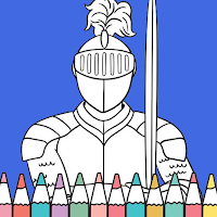 Brave Knight Coloring Book
