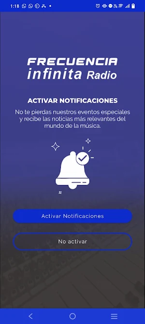 Frecuencia Infinita Screenshot 1