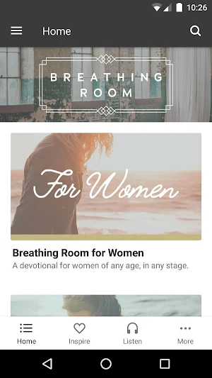 Breathing Room Devotional Screenshot 0