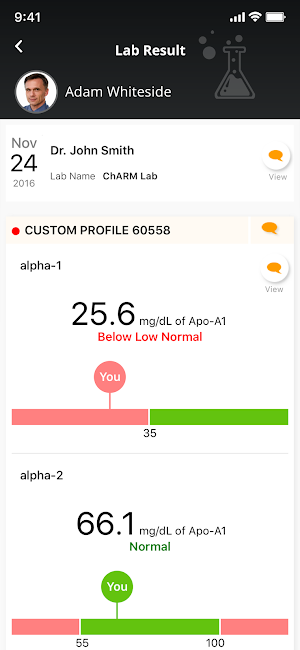 Aspire PHR Portal Screenshot 2