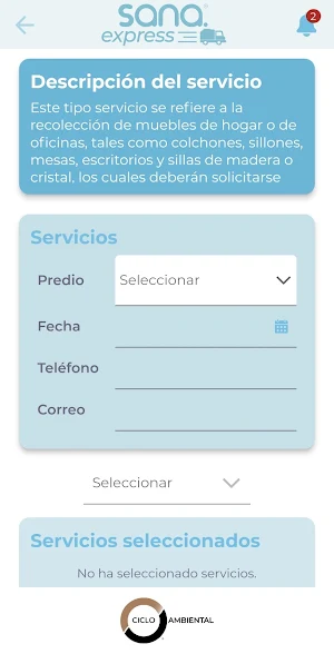SANA Express Screenshot 2