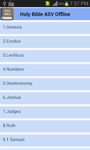 Holy Bible ASV Offline Screenshot 1