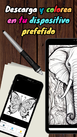Arte a Color-Imprime y Colorea Screenshot 2