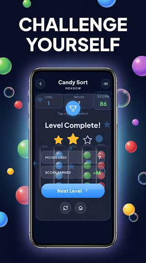 Candy Sort - Color Sort Puzzle Screenshot 2