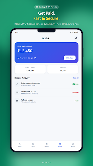 Talent - Freelance Marketplace Screenshot 3