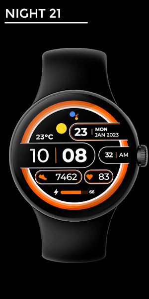 Night 21 - watch face Screenshot 0