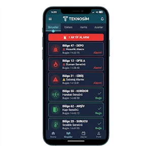 Teknosim Alarm Yönetim Sistemi Screenshot 3