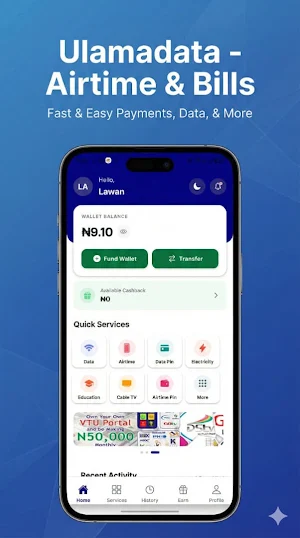 Ulama Data-Airtime Screenshot 0