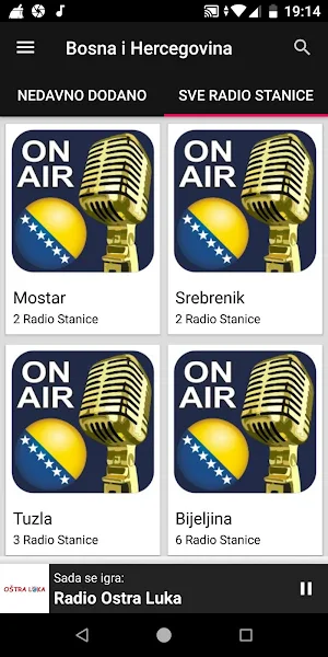 Bosna i Hercegovina Radio Stanice Screenshot 3