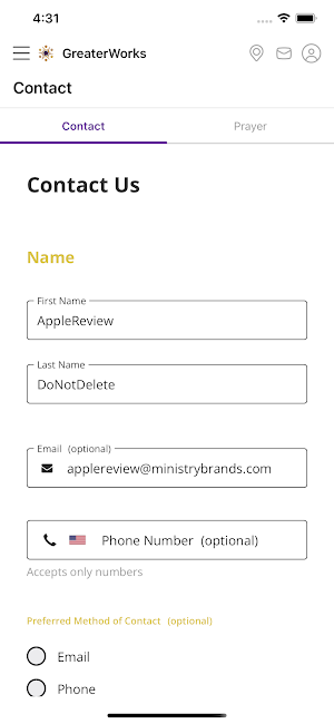 Greater Works Church, Inc. Screenshot 2