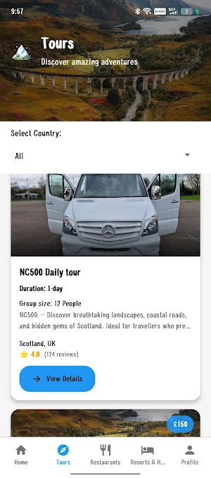 Georges Hospitality Screenshot 2